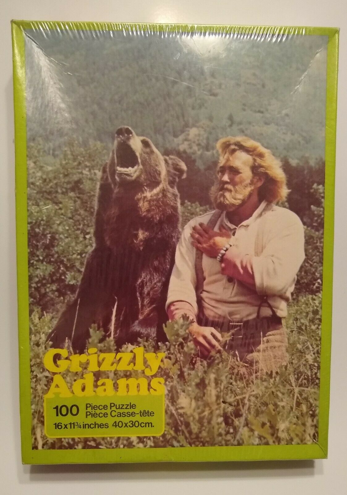 Vintage Grizzly Adams 100 Piece Puzzle Dan Haggerty