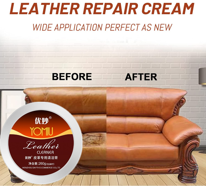 Leather Repair Cream Leather Color Restorer Conditioner Leather Recoloring Balm