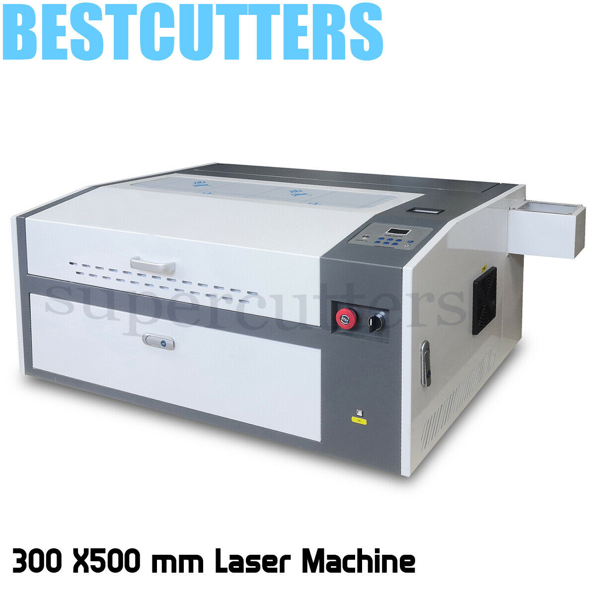 Cheap！50W CO2 Laser Engraving Cutting Machine 300*500mm USB Port LaserDRAW